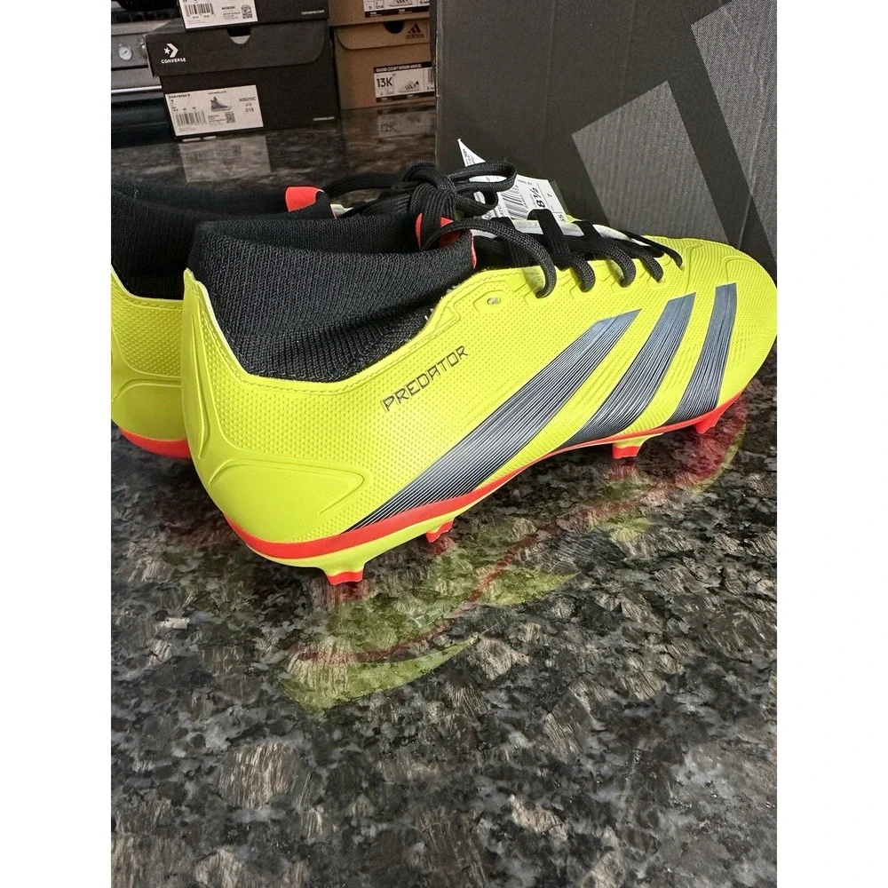 adidas Predator‎ League FG Football Shoes Soccer Yellow IG7761 Men 7.5 Lady 8.5